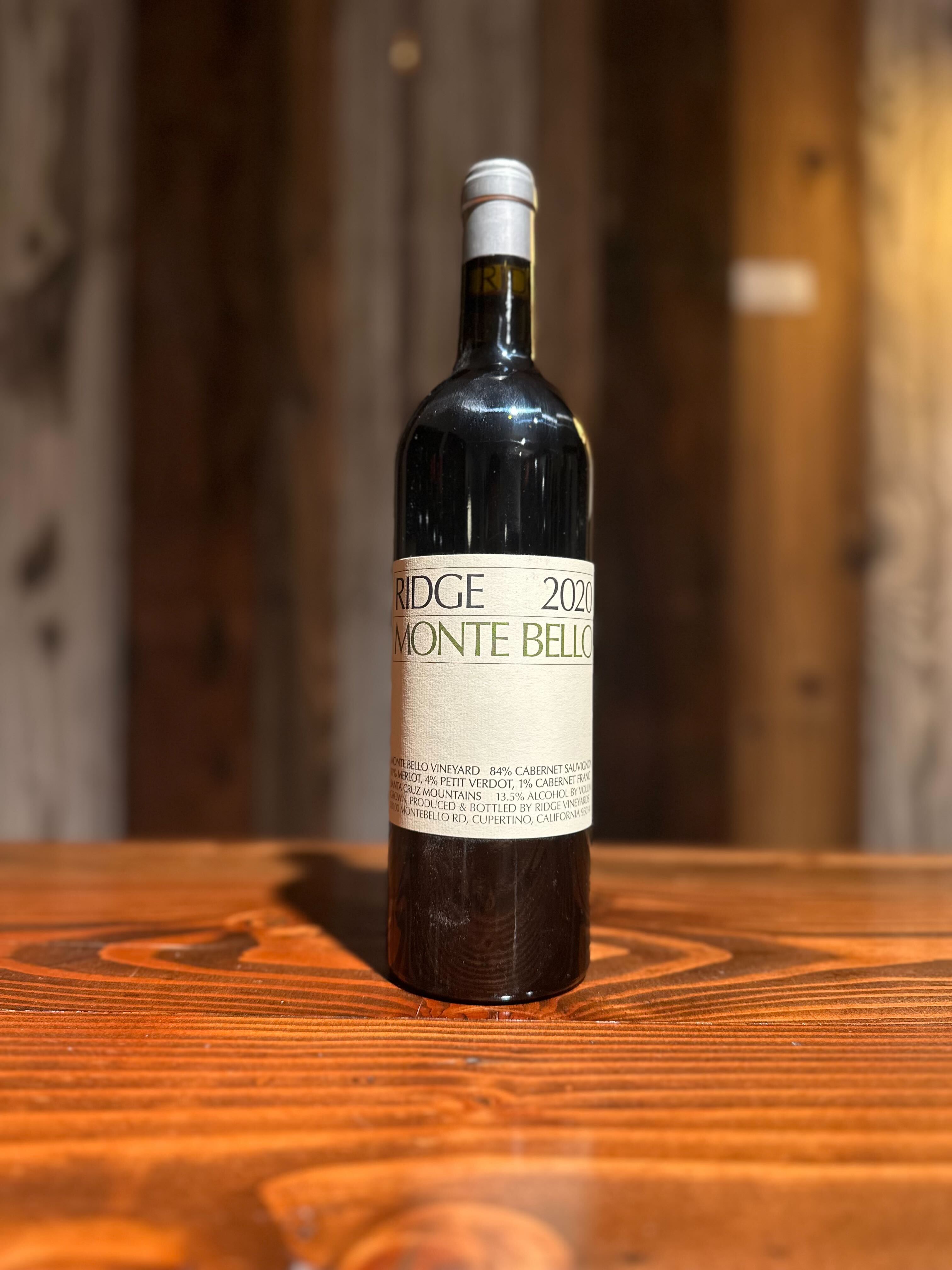 2020 Ridge Monte Bello